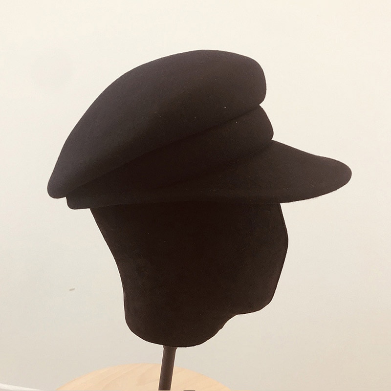 Women's Warm Wool Newspaper Hat
