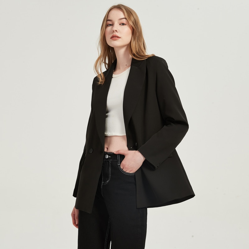 Women's Double Breasted Blazer - Image 2