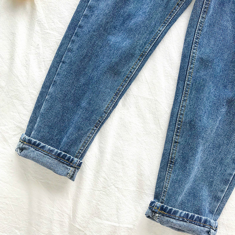 High Waisted Women's Jeans in Korean Style High Waisted Women's Jeans in Korean Style