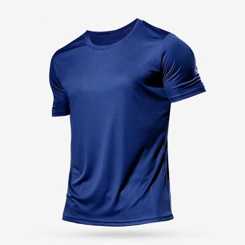 Quick-drying Men Running Shirts Fitness Compression Gym Polyester Sports T-shirt Black 2023 Workout Training Muscle Fit Clothing Quick-drying Men Running Shirts Fitness Compression Gym Polyester Sports T-shirt Black 2023 Workout Training Muscle Fit Clothing