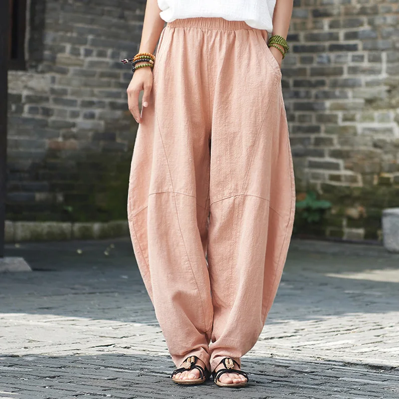 Loose Cotton Bell Pants Loose Cotton Bell Pants