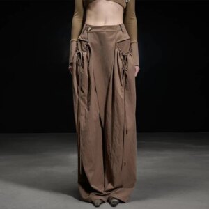 Winter New Unisex Solid Color Straight Leg Pants American Retro Fashion Trend High Street Casual Loose Simple Neutral Bottoms