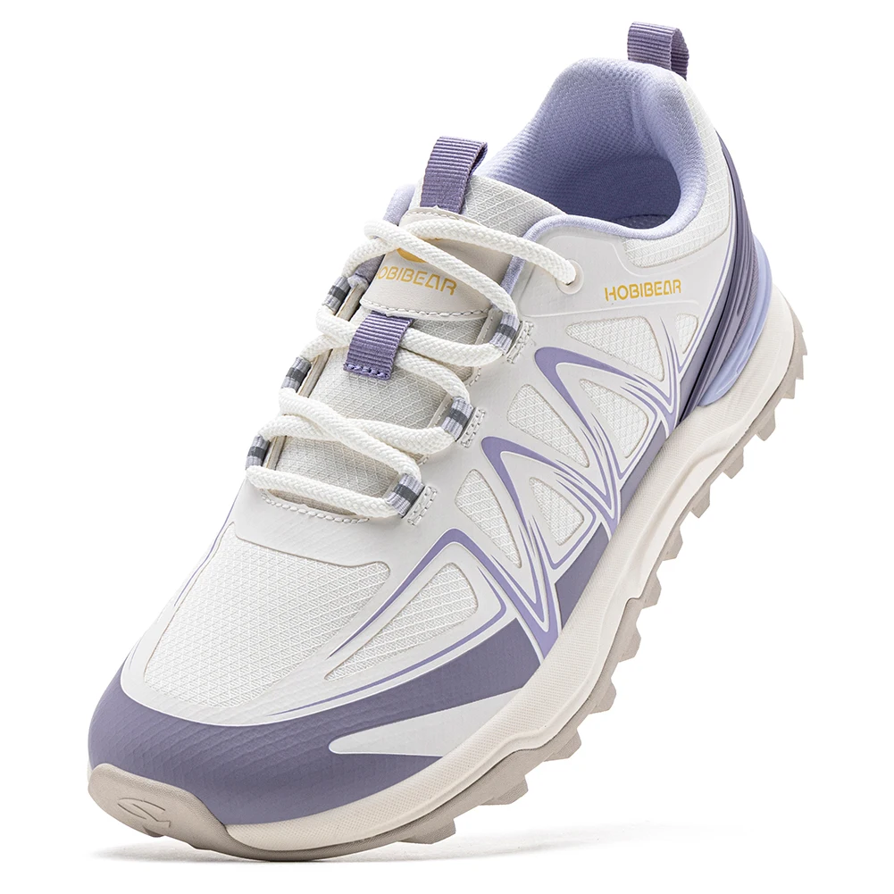 HOBIBEAR Unisex Wide Width Hiking Sneakers Outdoor Trail Running Shoes Artificial Leather Non Slip Lace-Up Walking Sneaker HOBIBEAR Unisex Wide Width Hiking Sneakers Outdoor Trail Running Shoes Artificial Leather Non Slip Lace-Up Walking Sneaker