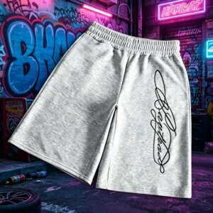 American Street Style Sports Wide Leg Straight Leg Men's Shorts Summer Casual Shorts Unisex