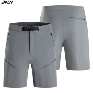 JNLN Men's Women's Summer Hiking Shorts Outdoor Stretch Quick Dry Shorts Unisex For Camping Trekking Climbing Running Oversize