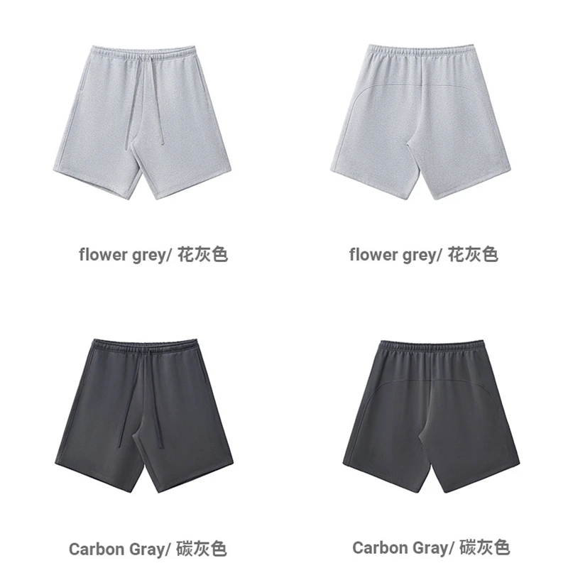 JMD Trendy 2026 Autumn Man 500gsm Fleece Shorts Unisex Casual Loose Heavy Weight Knee Length Shorts Streetwears QH0118 JMD Trendy 2026 Autumn Man 500gsm Fleece Shorts Unisex Casual Loose Heavy Weight Knee Length Shorts Streetwears QH0118
