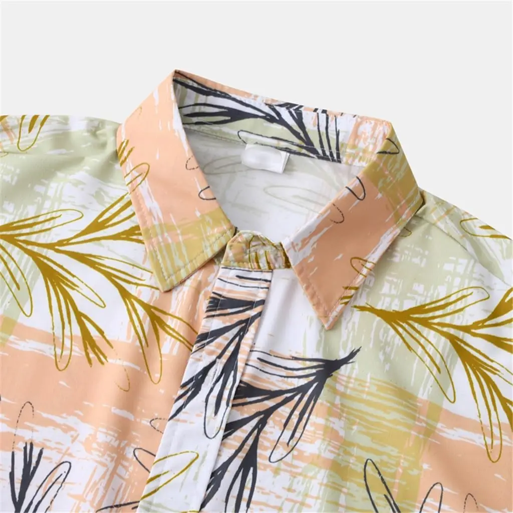 Men Shirt Sets 3d Print Coconut Tree Short Sleeve Casual Shirt Oversized Beach Shorts Summer Streetwear Hawaiian Suits Clothes - Image 5