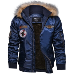 Fashion Winter Thickened Hooded Men's Coat