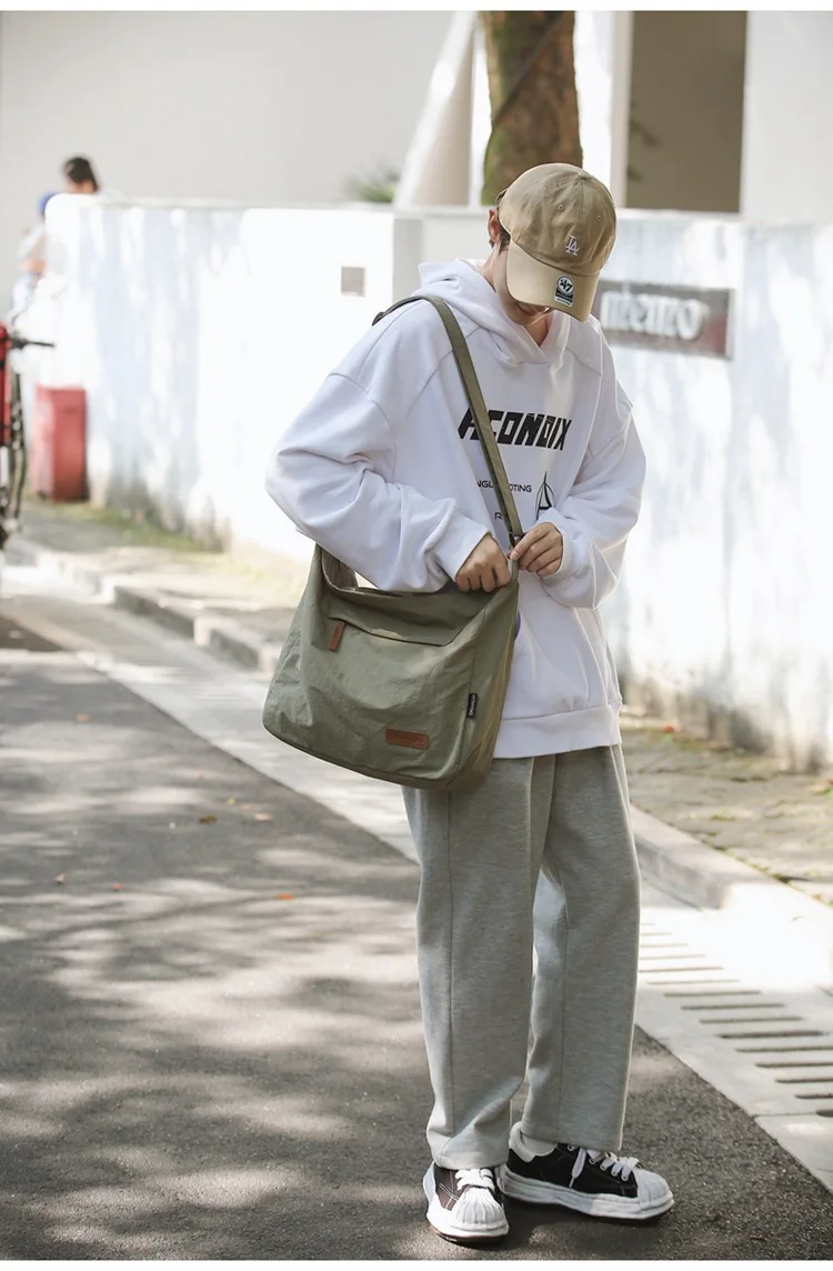 Japanese Women Men Shoulder Crossbody Bag Large Canvas Messenger Bags for Student 2024 Brand Book Bags Female Handbag Satchels Japanese Women Men Shoulder Crossbody Bag Large Canvas Messenger Bags for Student 2024 Brand Book Bags Female Handbag Satchels