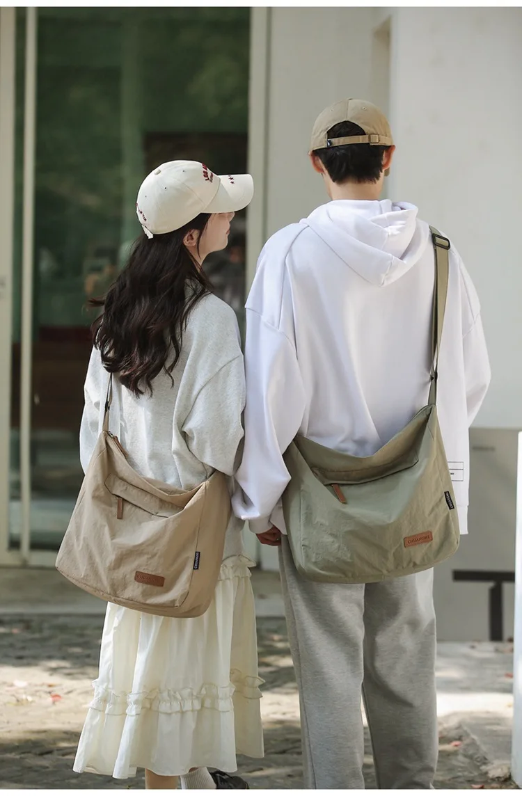 Japanese Women Men Shoulder Crossbody Bag Large Canvas Messenger Bags for Student 2024 Brand Book Bags Female Handbag Satchels Japanese Women Men Shoulder Crossbody Bag Large Canvas Messenger Bags for Student 2024 Brand Book Bags Female Handbag Satchels