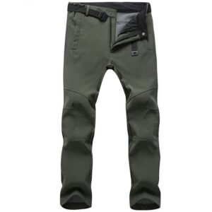 Fashion Winter Stretch Waterproof Fleece Men's Pants