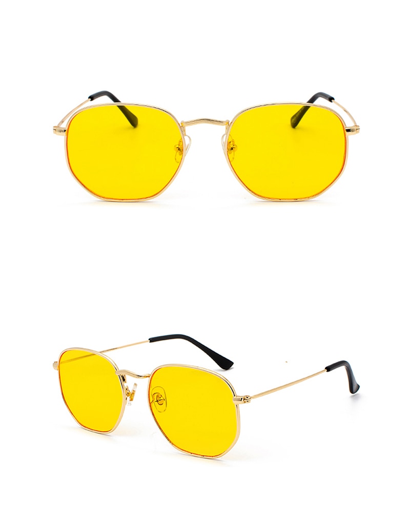 Men's Vintage Square Sunglasses