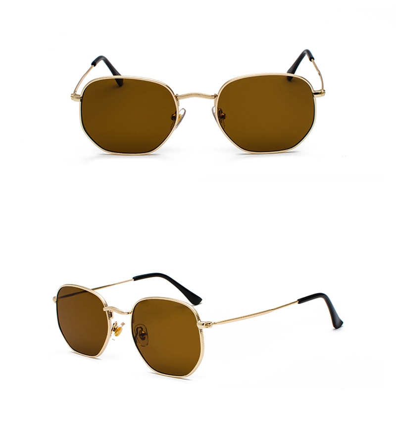 Men's Vintage Square Sunglasses