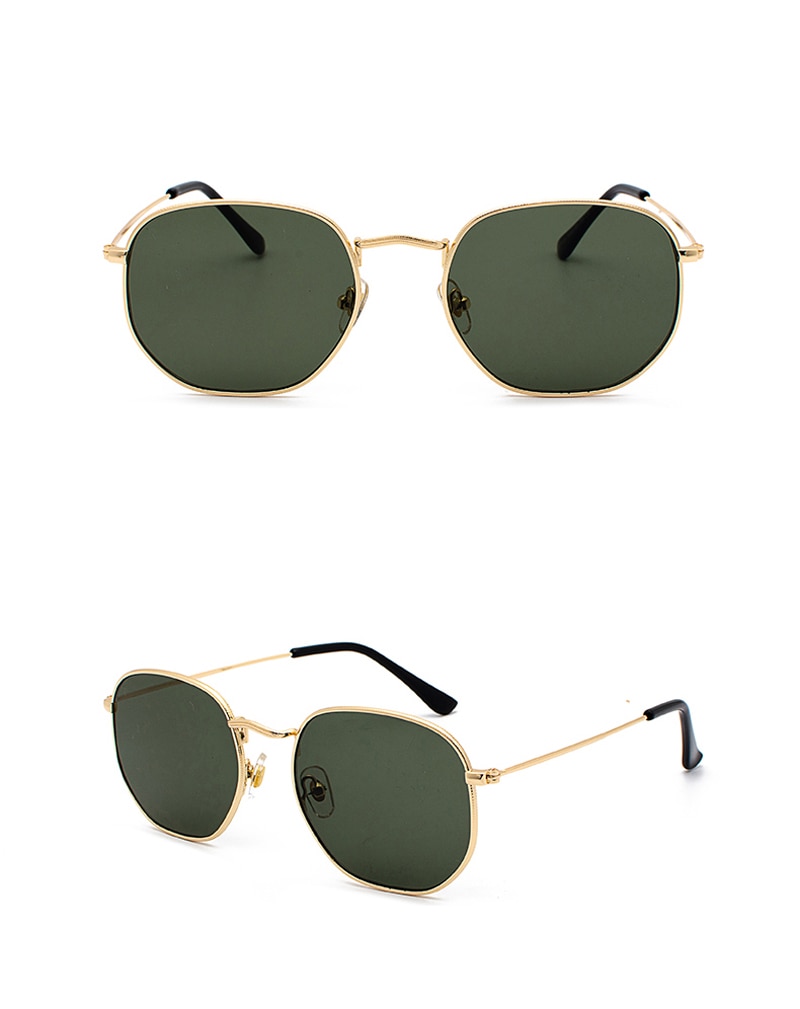 Men's Vintage Square Sunglasses
