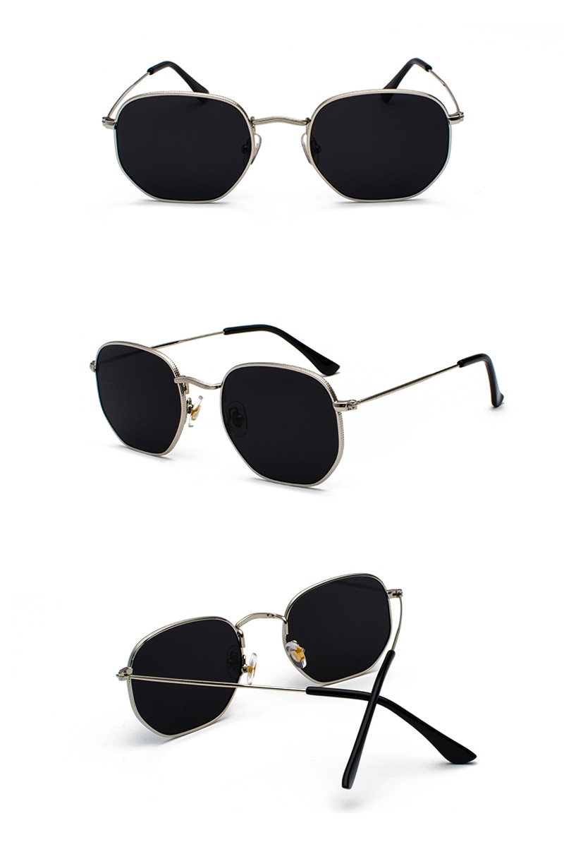 Men's Vintage Square Sunglasses