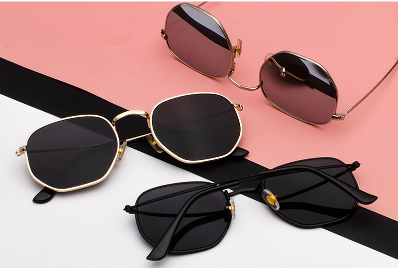 Men's Vintage Square Sunglasses