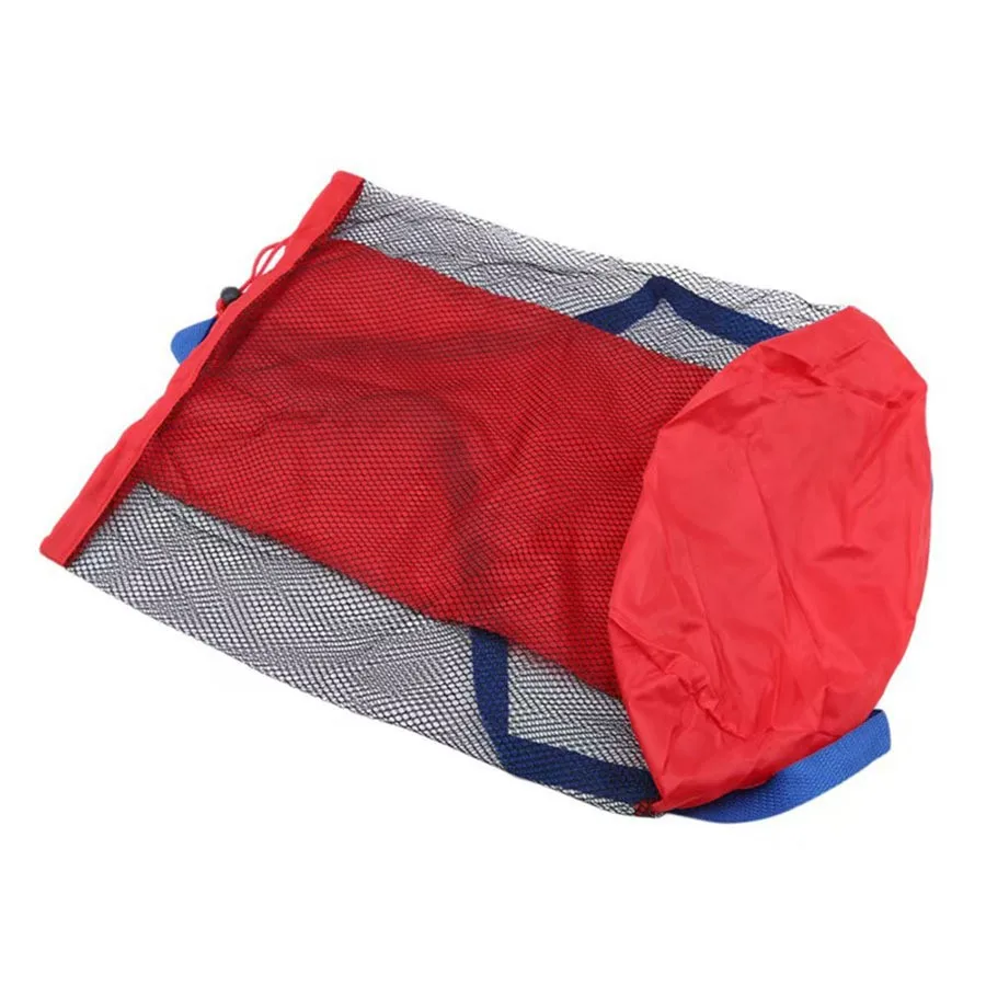 Mesh Beach Bag Drawstring Backpack Foldable Toy Organizer Pouch Shell Adjustable Straps Large Capacity Beach Toy Bag Swim Bag Mesh Beach Bag Drawstring Backpack Foldable Toy Organizer Pouch Shell Adjustable Straps Large Capacity Beach Toy Bag Swim Bag