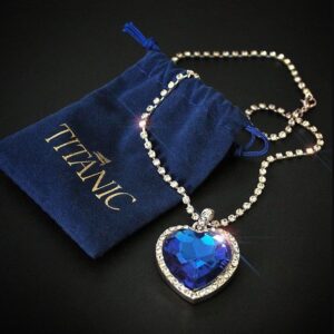 Women's Heart of Ocean Style Pendant Necklace