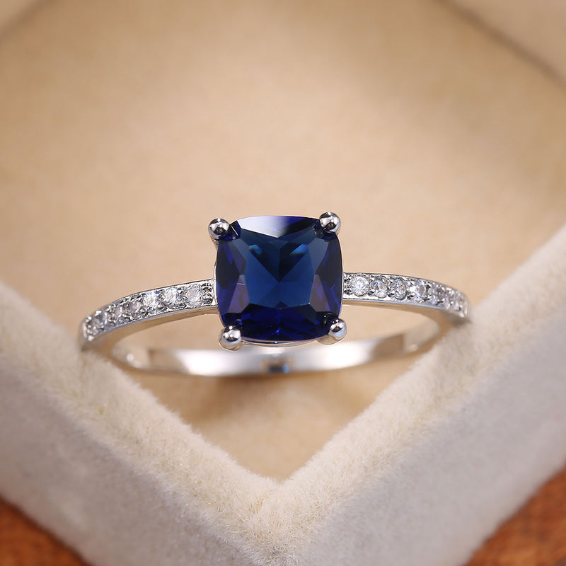 Square Stone Elegant Ring