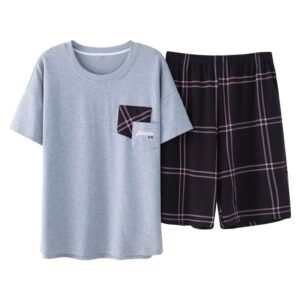 Men's Summer Breathable Cotton Clothing Set