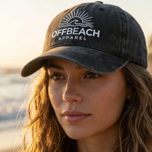 Washed-Black Dad Cap